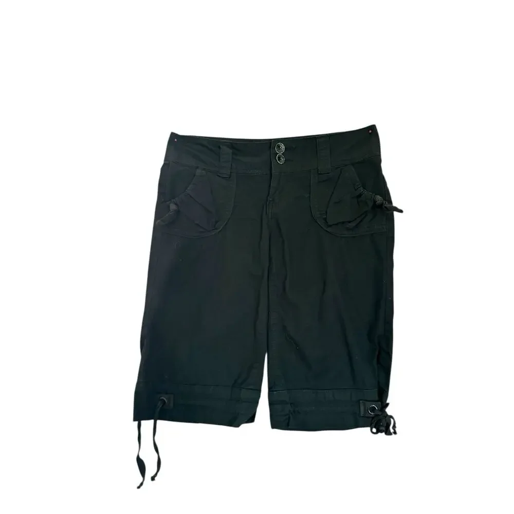 Title: Vintage Y2K Jolt Black Cargo Bermuda Shorts 3 Gorpcore Utility youth‎